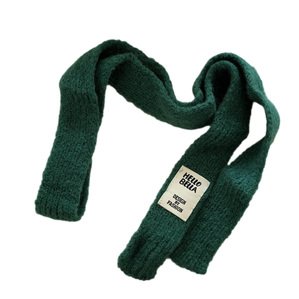 Women Long Thin Scarf Winter Skinny Scarf Lady Maillard Styling Scarf Casual Travel Shopping Taking Photo Scarf for Teen
