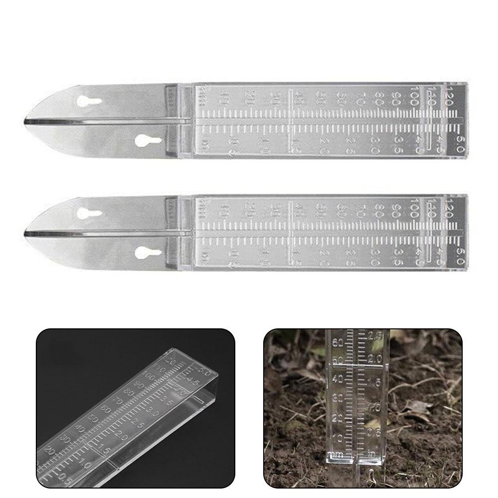 Leicht ablesbares Regenmessgerät Klares Regenwassermessgerät für den Außenbereich Garten und Rasen Bis zu 5 Zoll 120 Millimeter