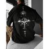 Men's T-shirt, Short-sleeved with a Running Horse Print, Comfortable, Suitable for Everyday Wear and Travel
