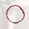 Kois Fish Pendant Bracelet Colorful Cord Handchain Adjustable Handwoven Bangles