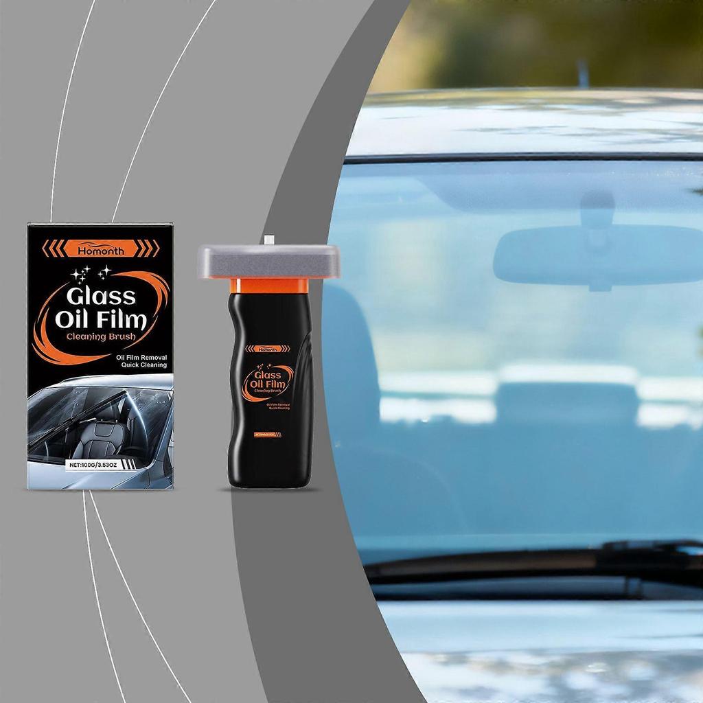 Homonth Glass Oil Film Cleaning Brush Windshield Rearview Mirror Water Stains Cleaning Gloss Cleaning Wipe