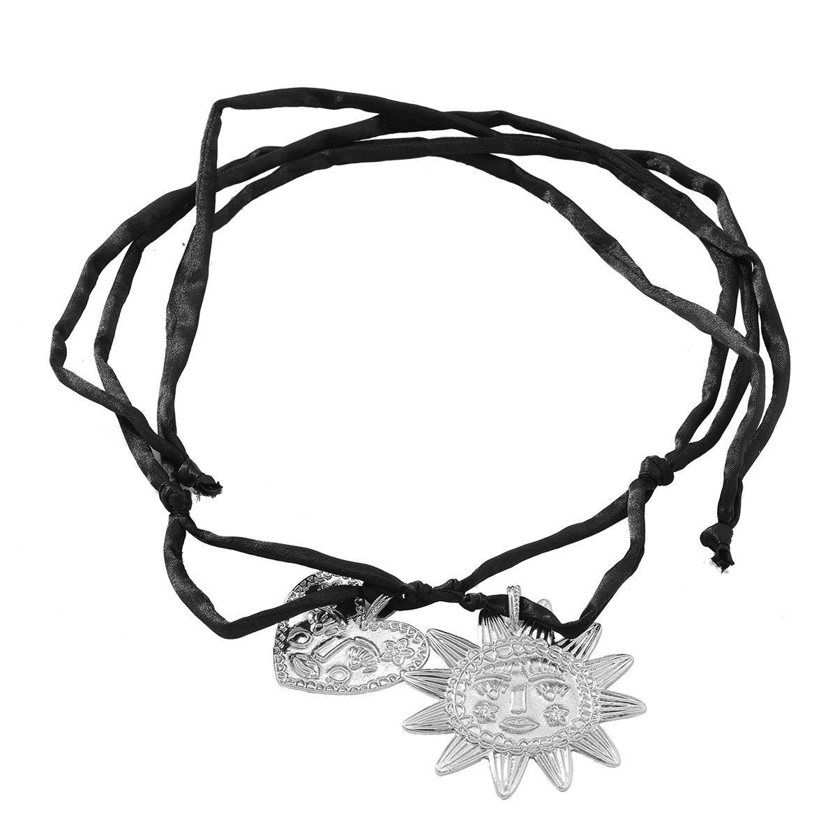 

Серьги-подвески Love из сплава «Подсолнух» — модный, нишевый и универсальный дизайн rope silver чёрный