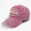 Unisex Washed Cotton Baseball Cap Letter Embroidered Vintage Snapback Hat Men And Women Streetwear Outdoor Sports Hats
