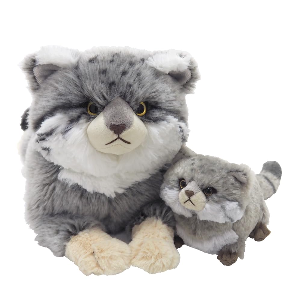 SunLemon Pallas's Cat, Small, 19 X 41 X 16 Cm, Plush Toy, Cute Animal, Cat, P-8422