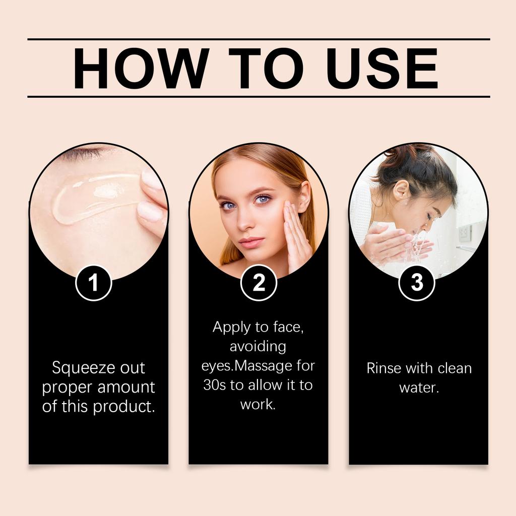 Face Exfoliating Gel Deep Cleansing Pores Gentle Exfoliating Peeling Oil Control Moisturizing Smoothing Soften Facial Cleanser