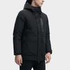FILA Solid Color Casual Mid-Length Down Jacket Men outerwear Black F11M342909F-BK