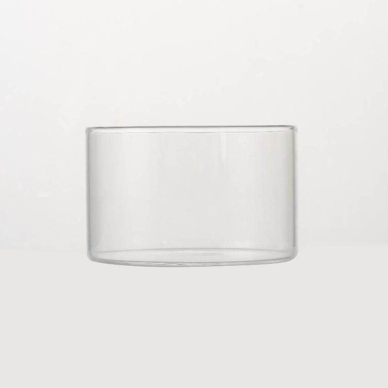 1pc Clear Glass Dessert Cup Set Heat Resistant Jelly Pudding Cup  Ice Cream Bowl 51-100ml