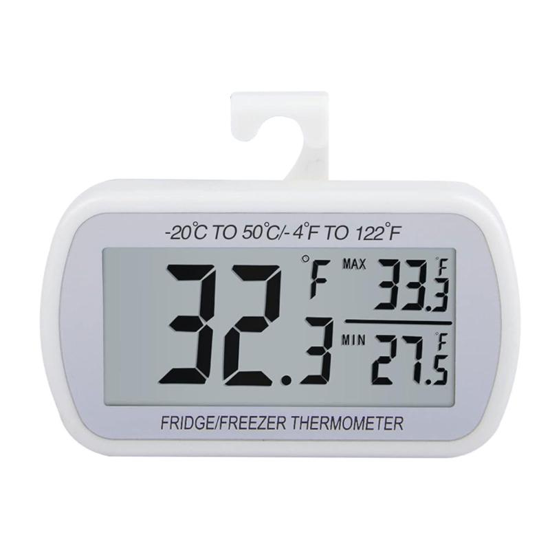 Wasserdichtes Kühlschrank-Temperaturgerät Mit Magnetischer Befestigung Hoher Niedriger Gradanzeiger Für Kühlbox Und Kühlschrank Großer Bildschirm