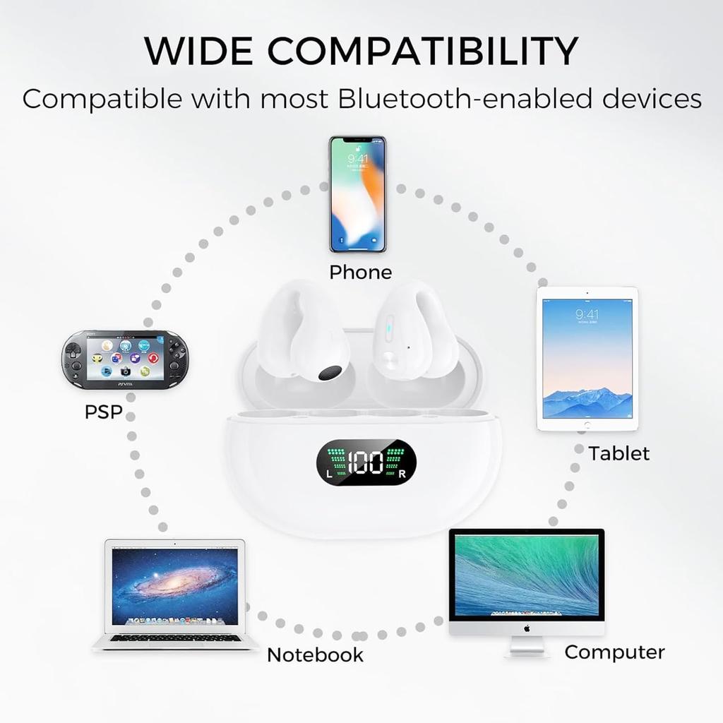 AI Language Translator Earbuds, Two Way Real-time Translation 144 Language Wireless Bluetooth Translation Headphones, APP Online Instant Voice