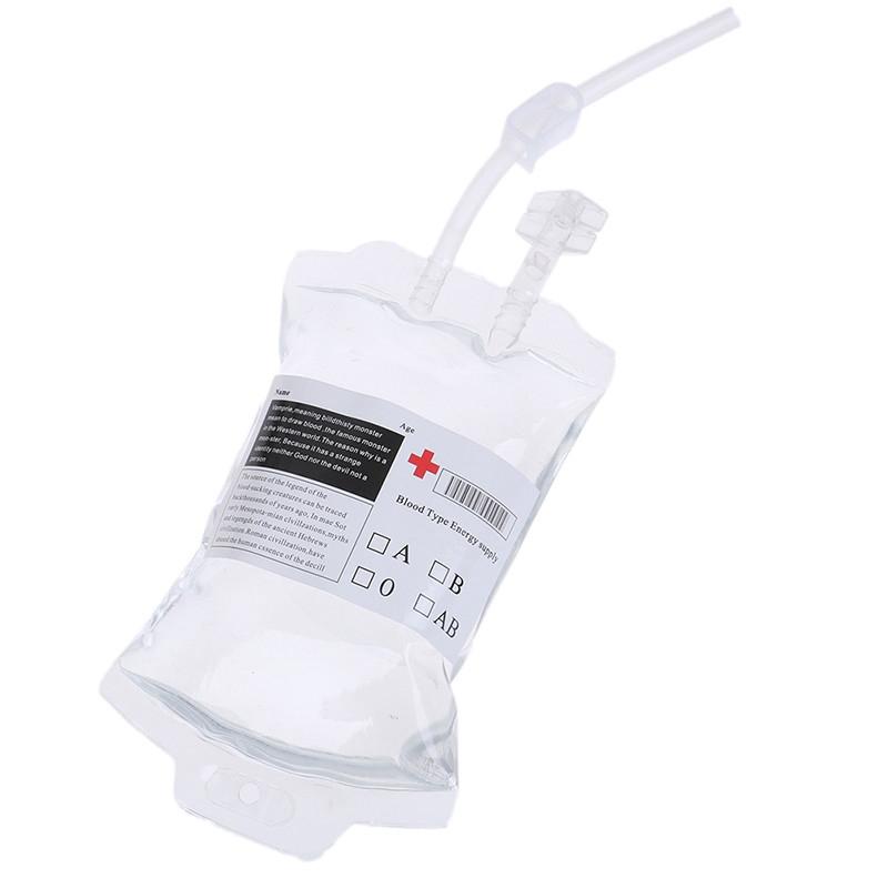 Drink Bag Halloween Vampire Pouch Props Blood Energy Drinking Bag Infusion Beverage Bag