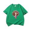 Kids Cotton T Shirt Flower And Butterfly Hair Girl Print Crew Neck Short Sleeve Tee Casual Boys Girls Summer Tops
