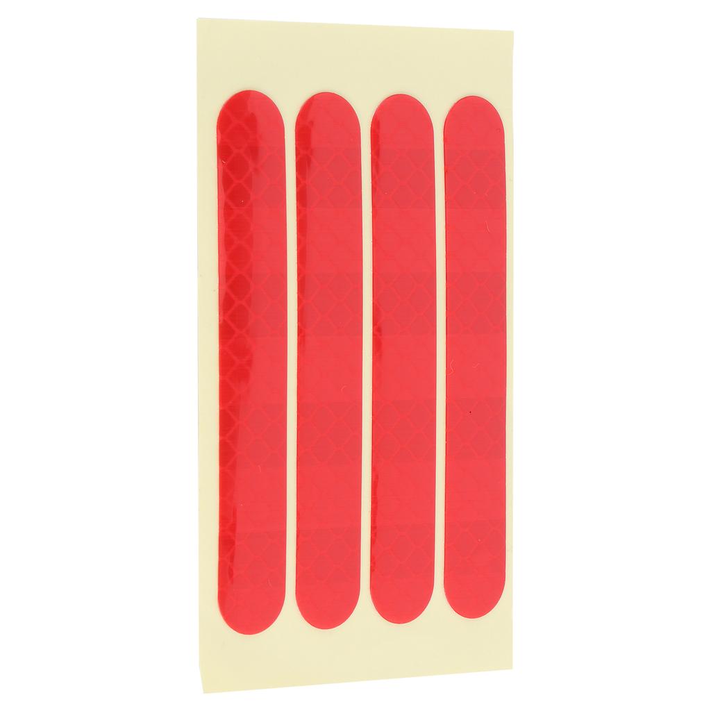 4 szt./zestaw Przednie Tylne Koło Naklejka Odblaskowa Pasuje do Hulajnogi Elektrycznej Ninebot G30 Akcesorium Czerwony