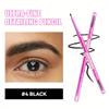 4-color Double-ended Eyebrow Pencil, Ultra-fine Eyebrow Pencil, Natural Long-lasting Extremely Fine Wild Eyebrow Pencil