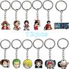 One Piece Keychain Luffy Animation Character Keychain Children's Birthday Party Gifts Classroom Rewards Guest Gifts Baby Shower