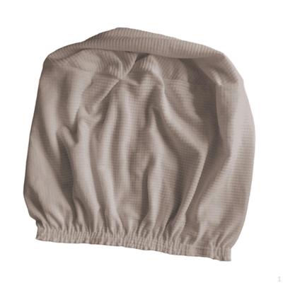 Elastic Slipcover for Round Ottoman, Removable Foot Stool Protector