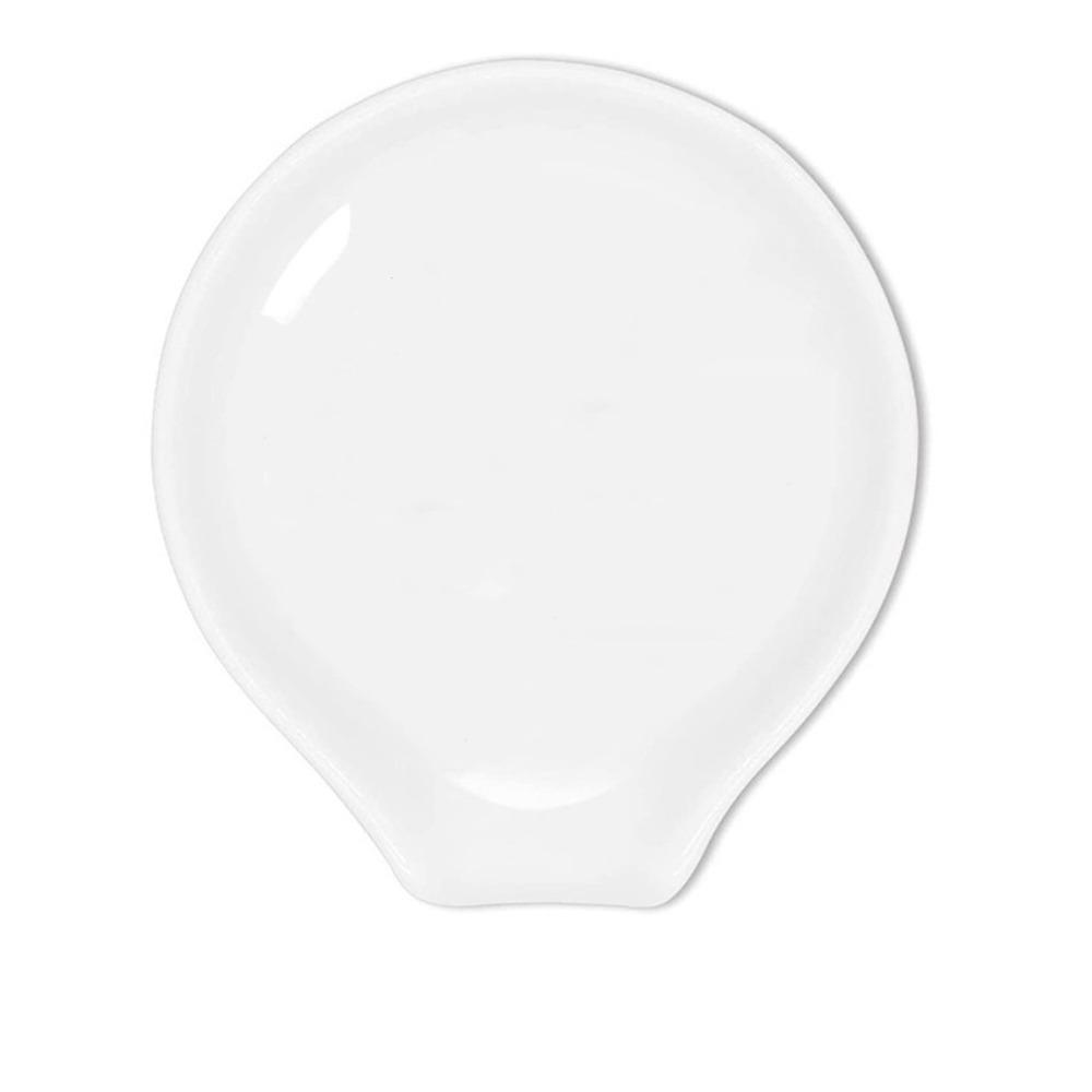 Wear-Resistant Scoop Holder Heat-Resistant Utensil Rack Cooking Spoon Support  Kitchen Counter White