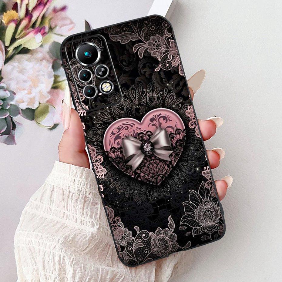 New Design Phone Case For Infinix Note 11 Pro 11S X697 X698 X663 Black Silicone Soft Back Cover For Infinix Note11 11S 11Pro