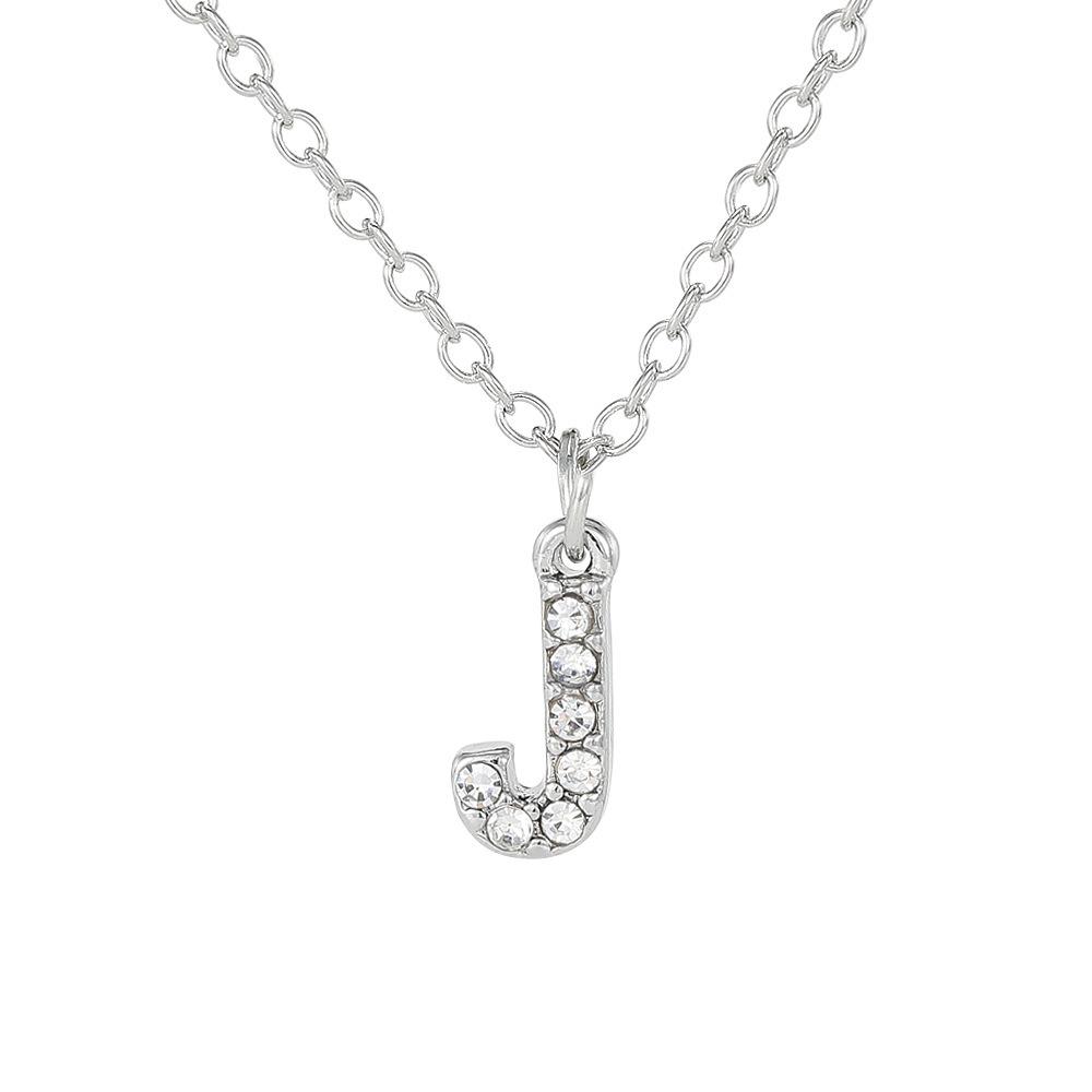 1Pcs 26 Letters  Necklace Pendant Zircon For Women Exquisite Student Girlfriend Jewelry Accessories Wedding Gift