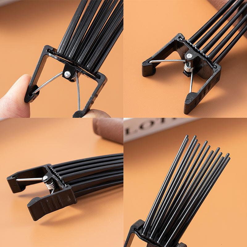 New Simple Fluffy Hairpin Bang Fluffy Hairpin Curling Roots High Natural Fluffy Hair Clip Seamless Clip Hair Comb for Women Men