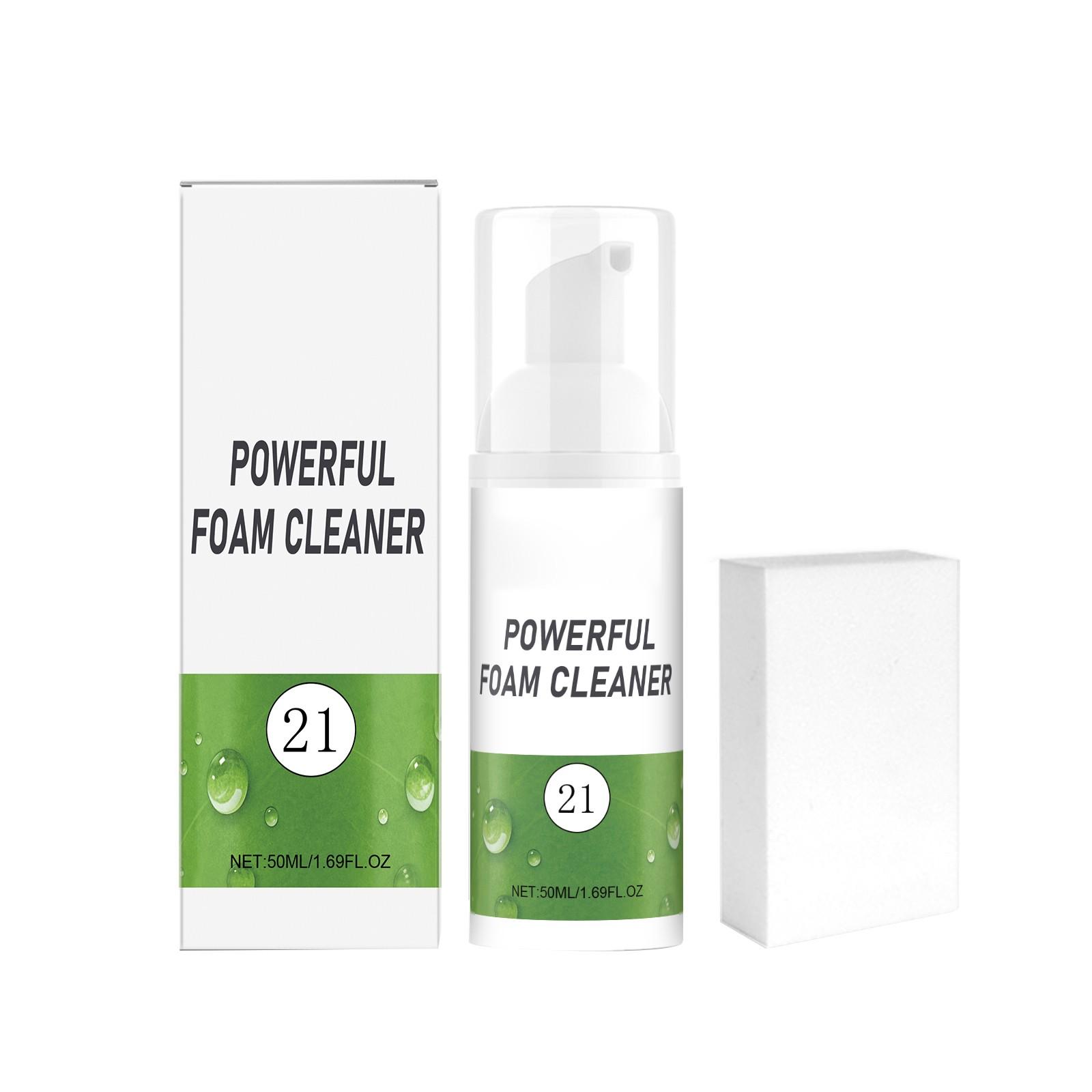 

Foam Cleaner Set, Interior Decoration Soft Cushion Seat Fabric Cleaner50ML One Size