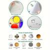 1pcs Christmas Climbing Santa Claus Sticker, Toilet Lid Decorative Sticker Restroom Renovation Removable Stickers