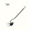 1pc/2pcs Toilet Brush, Bathroom Cleaning Brush, Long-Handled Soft-Bristled Brush, Household Toilet Cleaning Brush