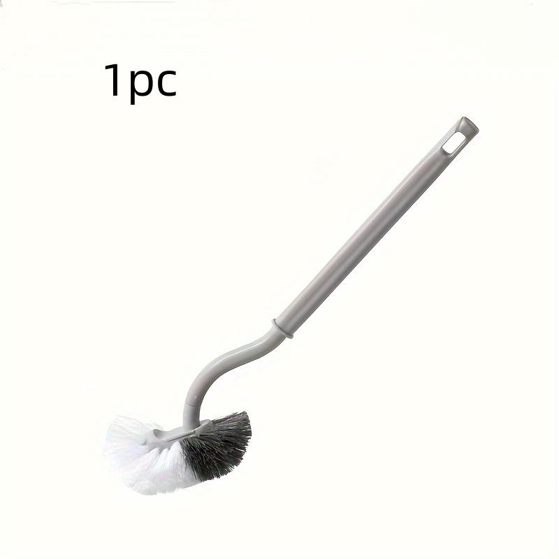 1pc/2pcs Toilet Brush, Bathroom Cleaning Brush, Long-Handled Soft-Bristled Brush, Household Toilet Cleaning Brush