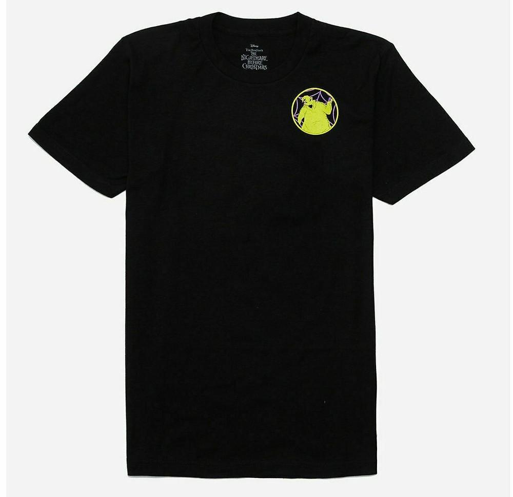 Jack Skellington Noel'den Önce Kabus Oogie Boogie Neon Zarlar Tişört