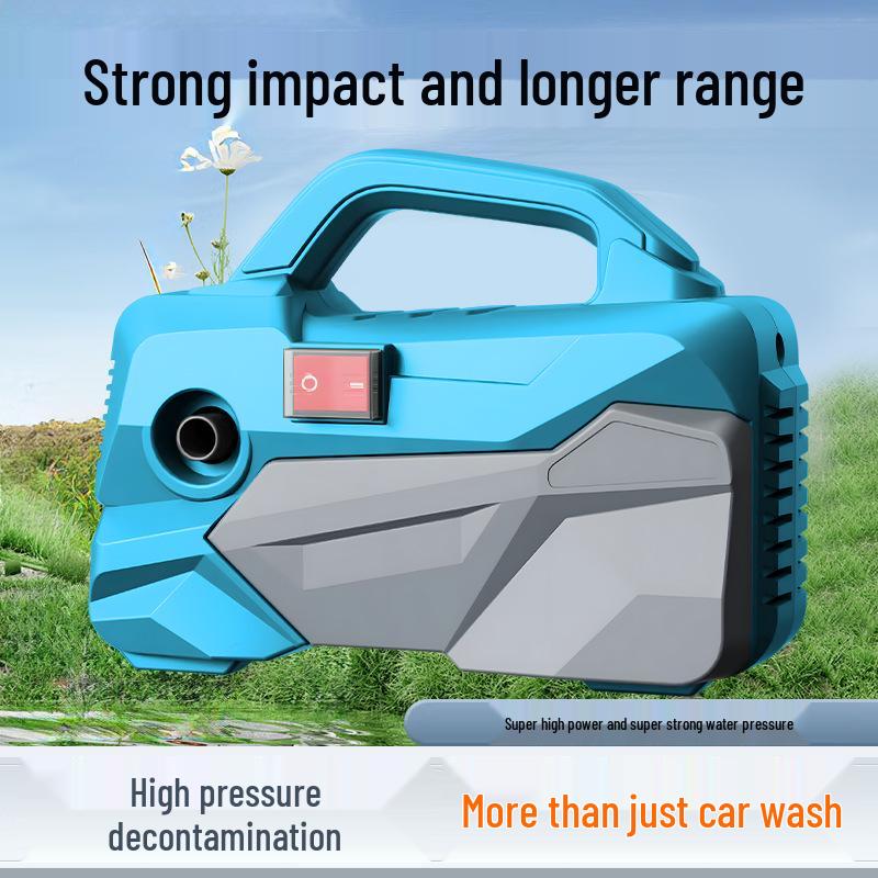 Tragbarer 220V Hochdruck-Autowascher mit superstarker 2025 Boosterpumpe