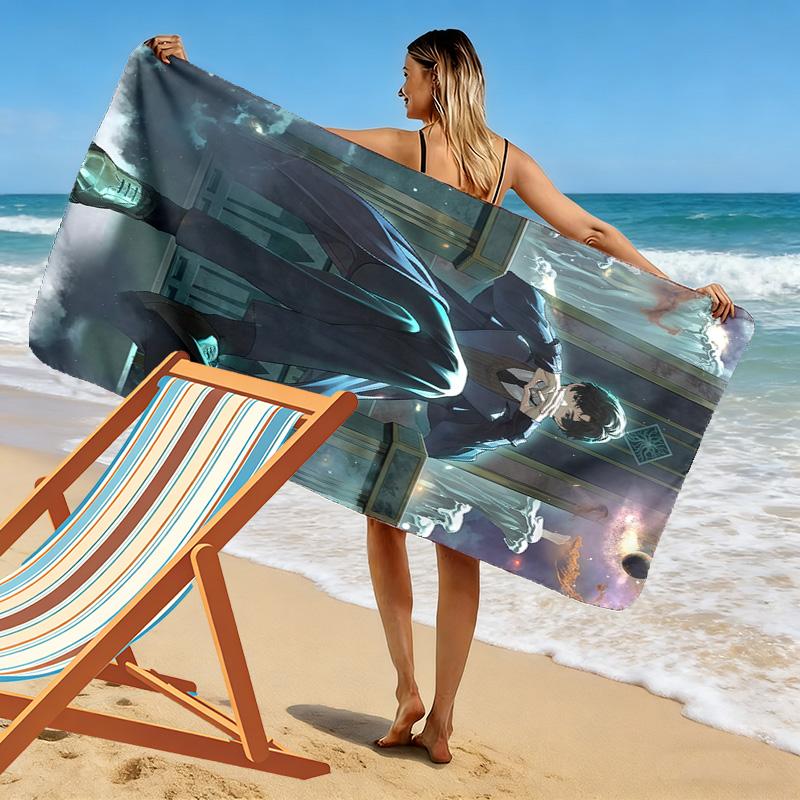 Lord of Mysteries Print Beach Towel, Large Soft Quick Dry Towel for Beach Camping Swimming