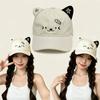 UV Protection Baseball Cap Cat Ears Duckbill Cap Fashion Sun Hat  Women Spring Summer