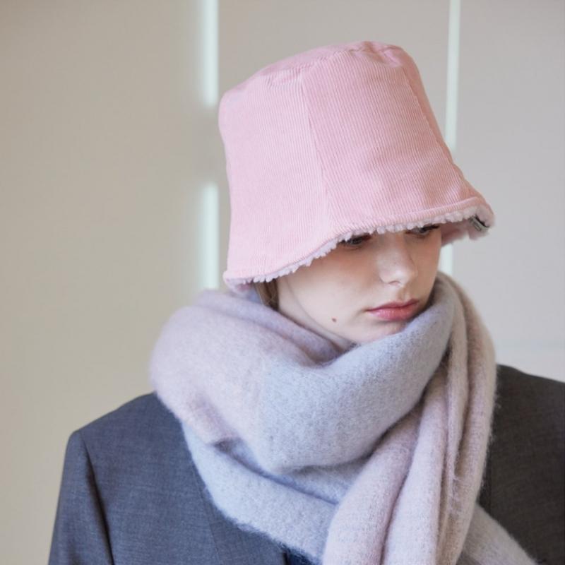 Allincomplete Teddy Reversible Bucket Hat  3 Colors 