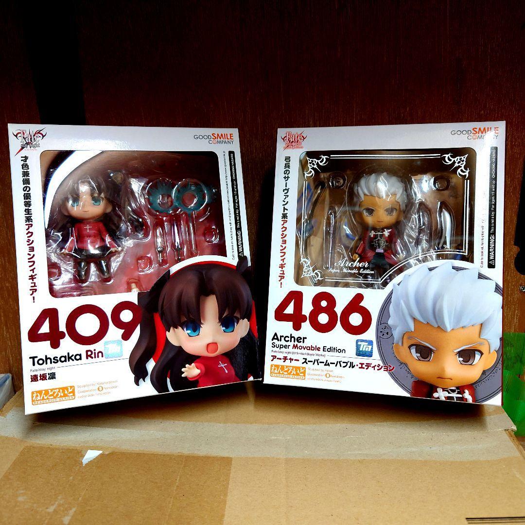 Used Nendoroid Rin Tohsaka Archer Set of 2