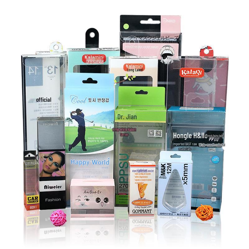 PVC Packaging Box, PET Box, PP Frosted Box, Transparent Plastic Box, Printed Color Box (Contact Customer Service for Sample)