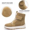 fashion New Thick Plush Warm Snow Boots Women Winter 2024 Faux Suede Platform Ankle Boots Woman Non Slip Cotton Padded Shoes Plus Size