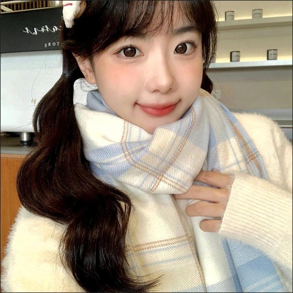 Scarf Women's Winter Warm Student Version College Ins Cute Style Recommended Versatile Travel Essential Shawl