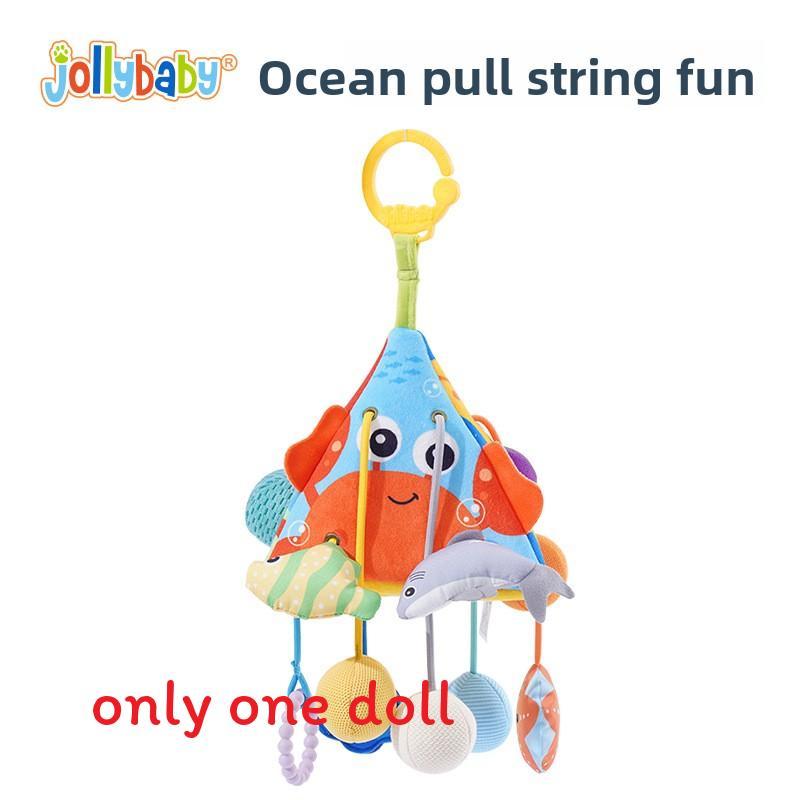 Whale Plush Baby Car Toy Hanging Mobile With Visual Stimuli For Sensory Development