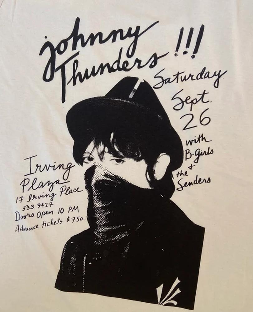 Johnny Thunders white T-shirt unisex tee All sizes S to 45Xl 1T315 Unisex T-Shirt XXXL