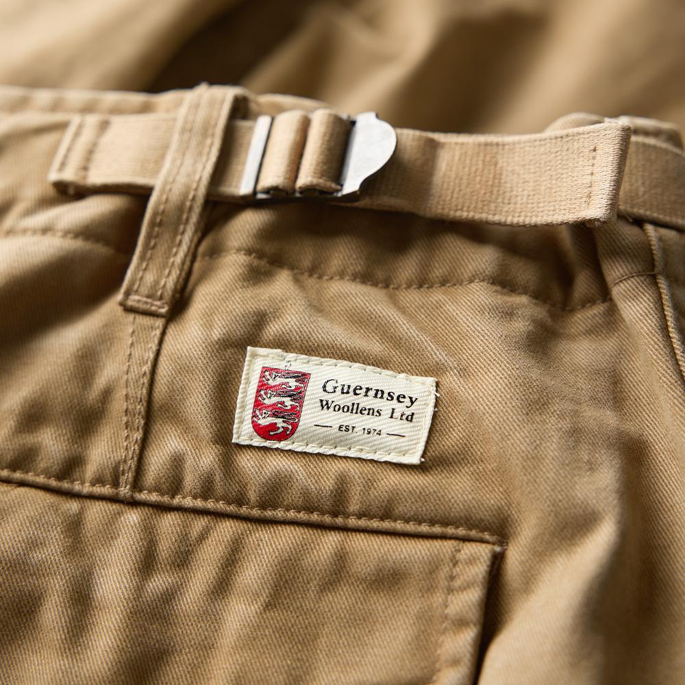 Geonjiulleunseu Washed British Army Field Pants - Khaki