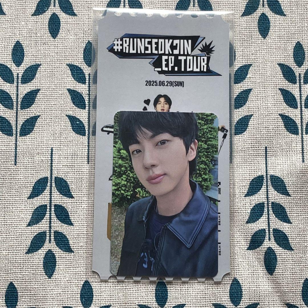 

[USED] BTS RUNSEOKJIN_EP.TOUR Jin 6.29 Trading Card
