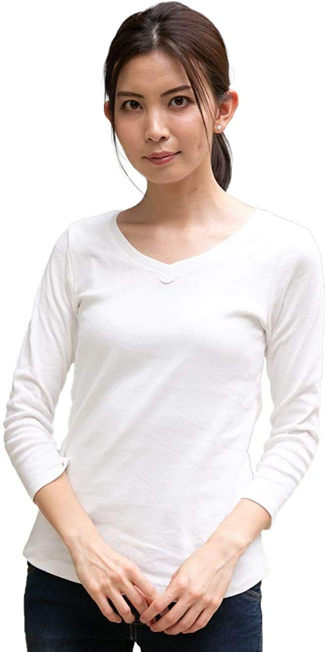 

длинный фрезерованный для длинной длинной длинной круглой горловины большая повседневная рубашка для женщин белый белый [Aspersio] V-образный вырез 8/10 рукав футболка женская, 8/10 рукав, футболка,