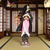 22cm/8.7in Anime Demon Slayer Figur Nezuko Figur Sammlungsstatue Modell Spielzeug Geschenk