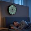 Plastic Frame Wall Mounted Clock 30cm Diameter Luminous Wall Clock  For Living Room