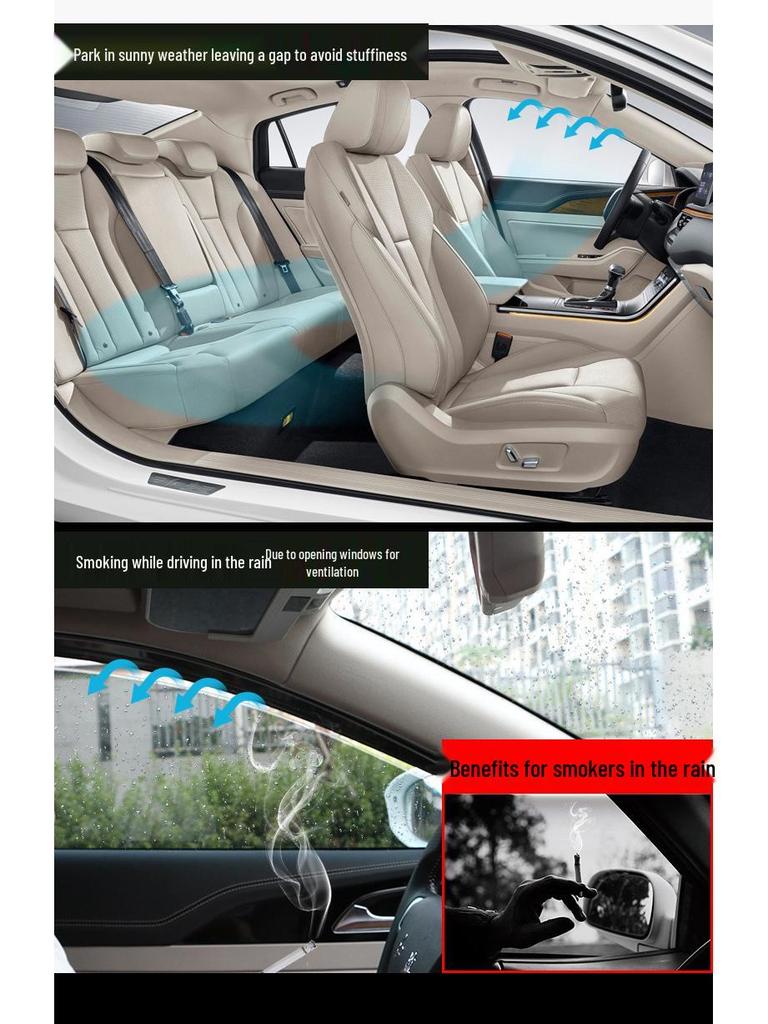 Hongqi H5 Rain Guards: Injection Molded Window Visors and Deflectors