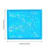Holographic Coaster Resin Molds Moon Flower Silicone Mold Epoxy Resin Molds Rectangle Tray Mould DIY Jewelry Holder Decor