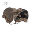 Northeast Hat Men's Winter Ear Protection Warm Lei Feng Hat Leather Outdoor Cycling Hat Ear Protection Pilot Hat Women