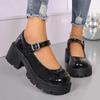 Women Lolita Shoes Japanese Style Mary Jane Shoes for Women Vintage High Heels Platform College Student Pumps  De Mujer