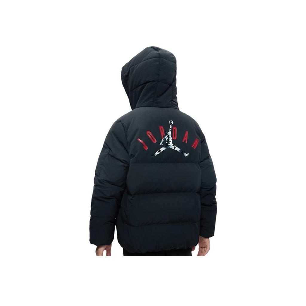 Matte Short Hooded Down Jacket Kids Outerwear Black JD2342014GS-001