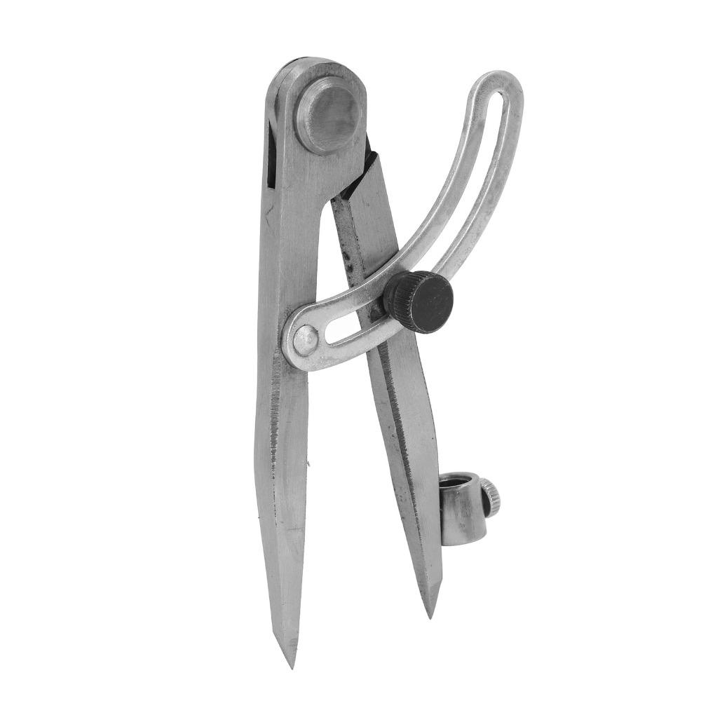 Adjustable Width Locking Wing Divider Carbon Steel Metal Scribe Tool Compass Scriber Metalworking