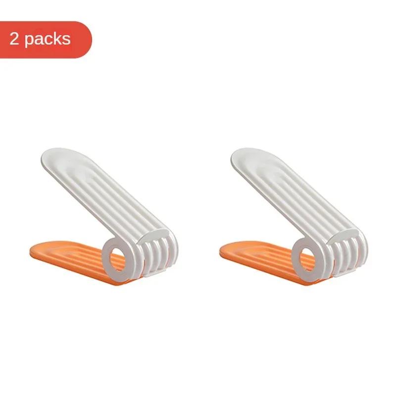 Adjustable Shoe Slots Organizer Modern Double Rack Storage Space Saver Shoes Footwear Storage Stand Shoes
